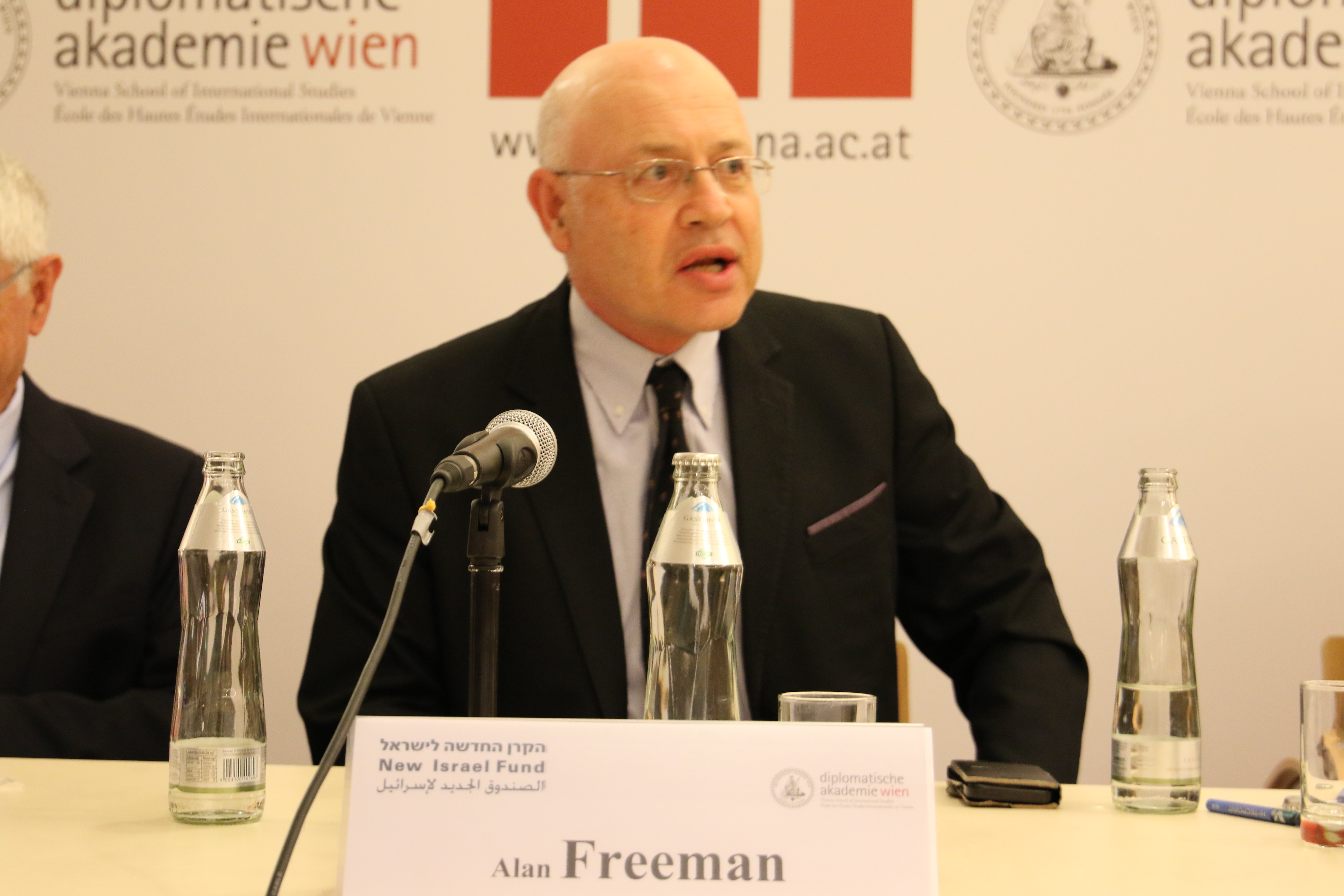 Alan Freeman, former Vice-President of The Jerusalem Foundation